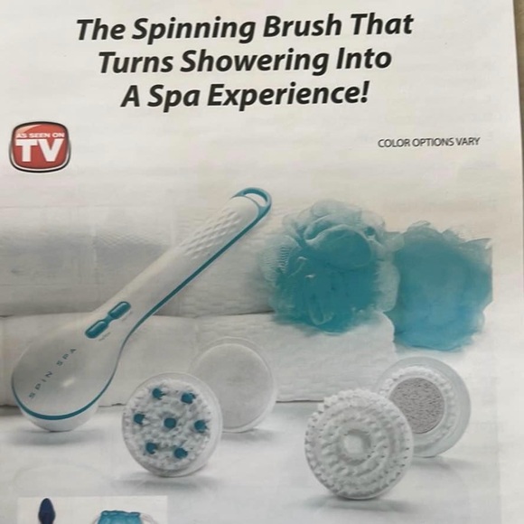 Other - Spinning Shower Brush with Attachments